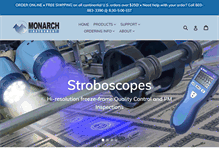 Tablet Screenshot of monarchinstrument.com